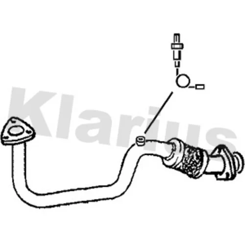 Výfukové potrubie KLARIUS 301439