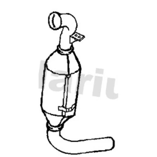 Filter sadzí/pevných častíc výfukového systému 390440 /KLARIUS/