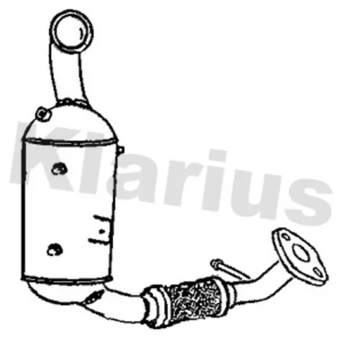 Filter sadzí/pevných častíc výfukového systému KLARIUS 390989