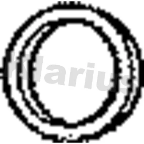 Tesniaci krúžok pre výfuk. trubku 410243 /KLARIUS/