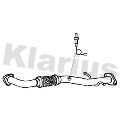 Výfukové potrubie KLARIUS 143032