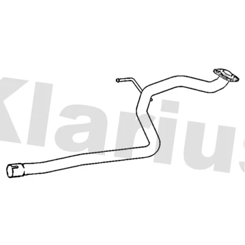 Výfukové potrubie KLARIUS 143040