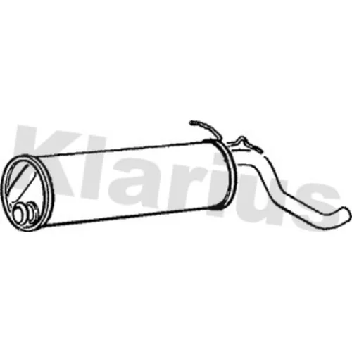 Koncový tlmič výfuku KLARIUS 220037