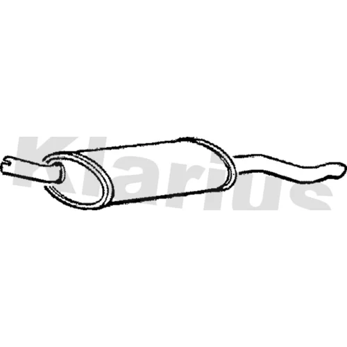Koncový tlmič výfuku KLARIUS 220253