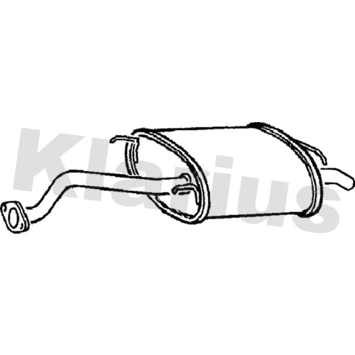 Koncový tlmič výfuku KLARIUS 220729