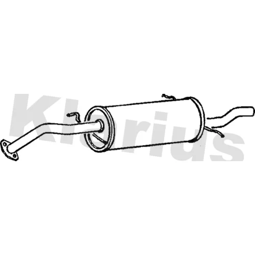 Koncový tlmič výfuku KLARIUS 230206