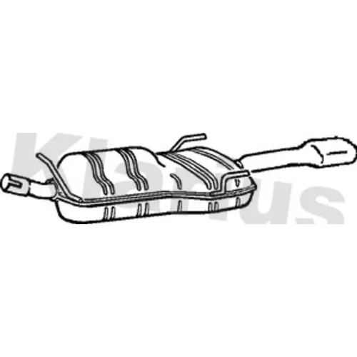 Koncový tlmič výfuku KLARIUS 230371