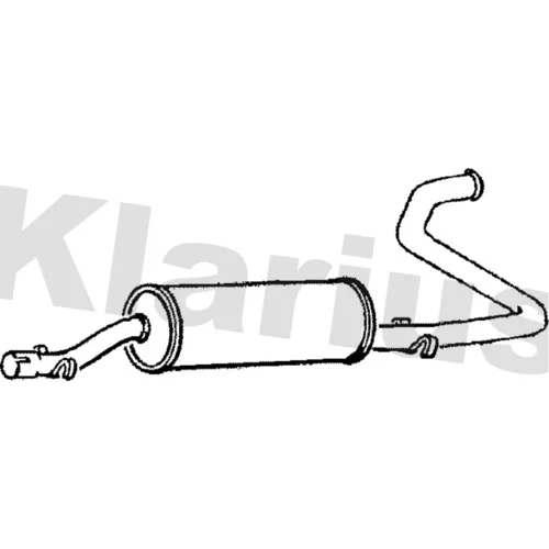Koncový tlmič výfuku KLARIUS 230432