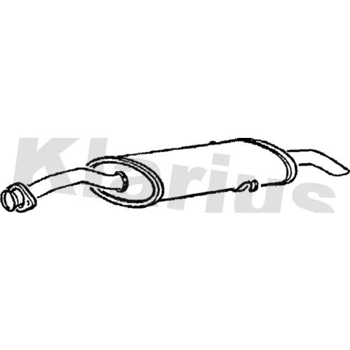 Koncový tlmič výfuku KLARIUS 230474