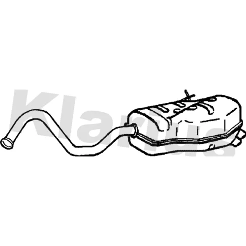 Koncový tlmič výfuku KLARIUS 230647