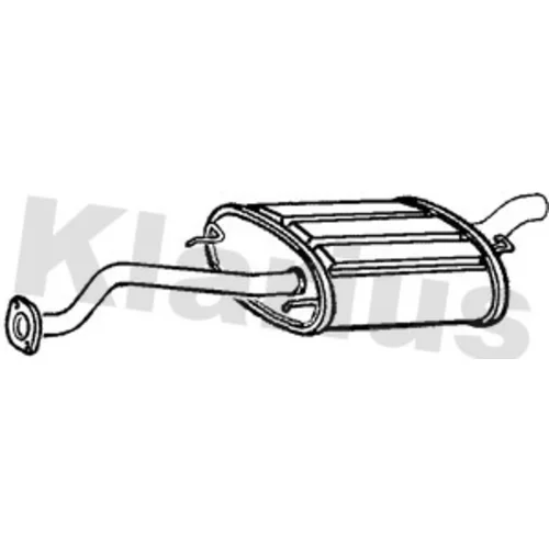 Koncový tlmič výfuku KLARIUS 230975