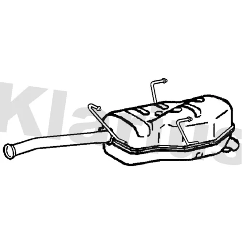 Koncový tlmič výfuku KLARIUS 231063