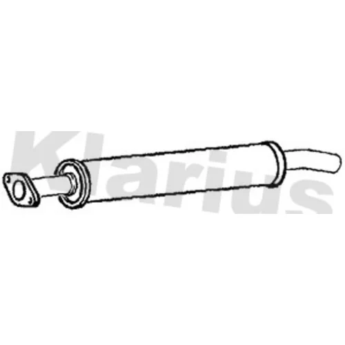 Predný tlmič výfuku KLARIUS 231550