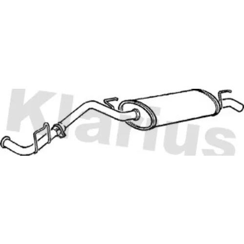 Koncový tlmič výfuku KLARIUS 240628