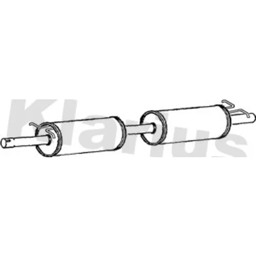 Stredný tlmič výfuku KLARIUS 240746