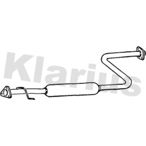 Stredný tlmič výfuku KLARIUS 260301