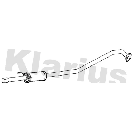 Predný tlmič výfuku KLARIUS 260962