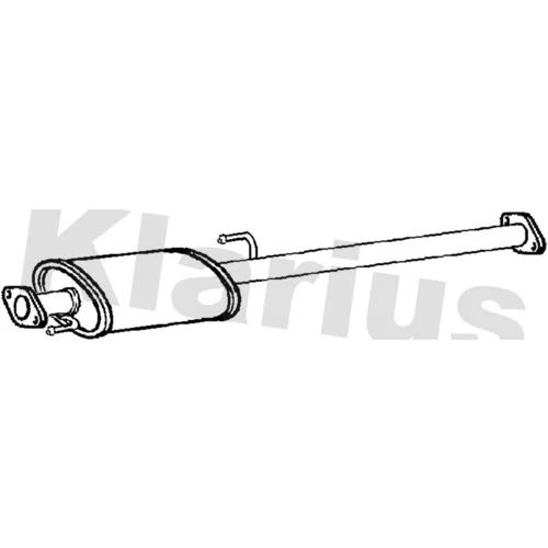 Stredný tlmič výfuku KLARIUS 261093