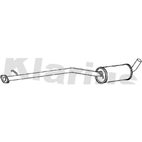Stredný tlmič výfuku KLARIUS 270836