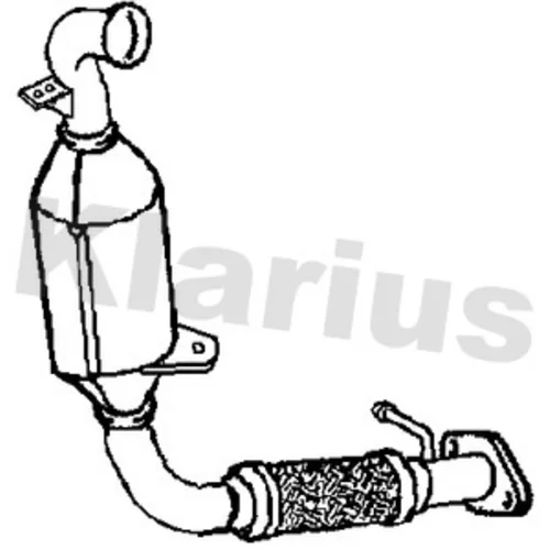 Filter sadzí/pevných častíc výfukového systému KLARIUS 390414