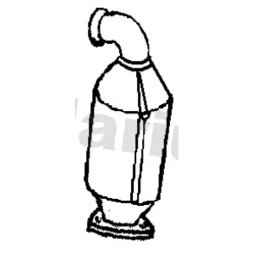 Filter sadzí/pevných častíc výfukového systému KLARIUS 390419