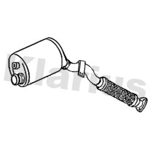 Filter sadzí/pevných častíc výfukového systému KLARIUS 390502