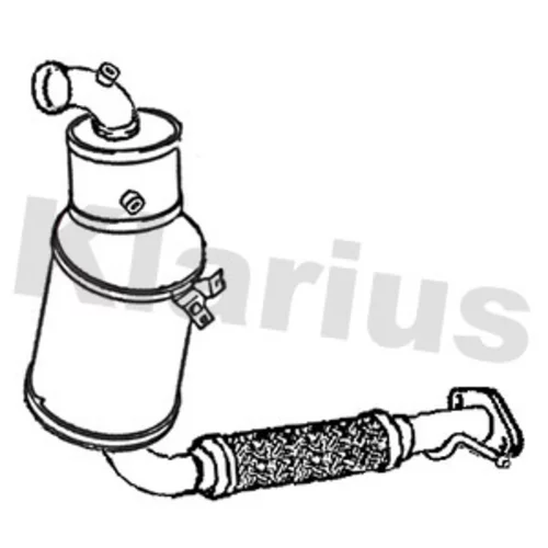Filter sadzí/pevných častíc výfukového systému KLARIUS 390790