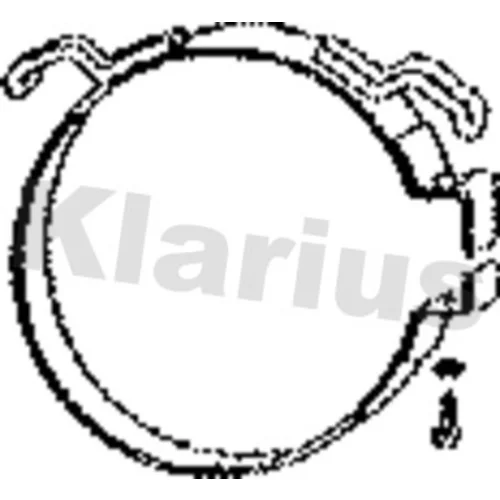 Držiak výfukového systému KLARIUS 430222
