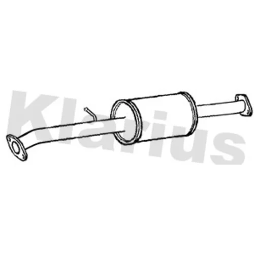 Predný tlmič výfuku KLARIUS FE1269A