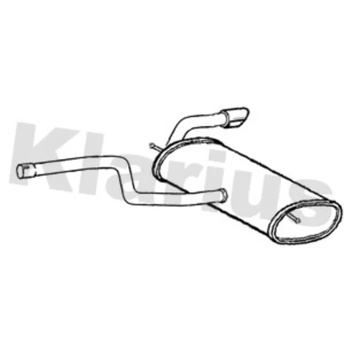 Koncový tlmič výfuku KLARIUS FE1552H