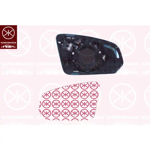 Sklo vonkajšieho zrkadla KLOKKERHOLM 90481061