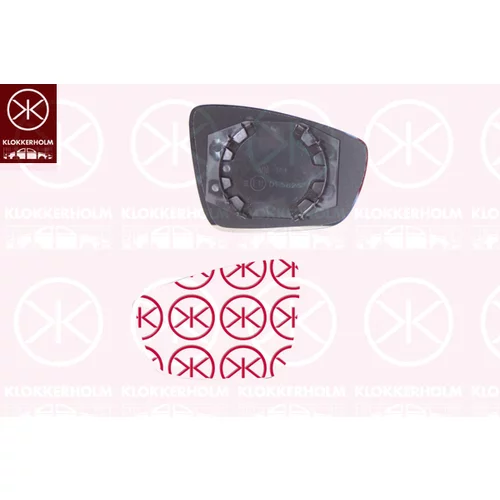Sklo vonkajšieho zrkadla KLOKKERHOLM 95071061