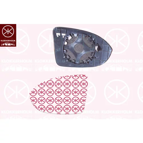 Sklo vonkajšieho zrkadla KLOKKERHOLM 95171062