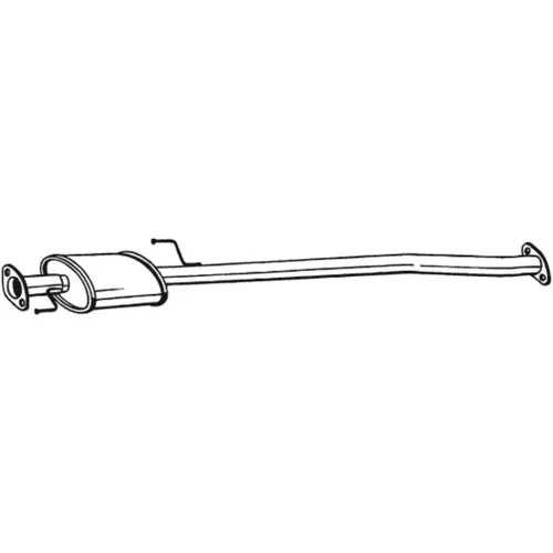 Stredný tlmič výfuku KLOKKERHOLM 281-979