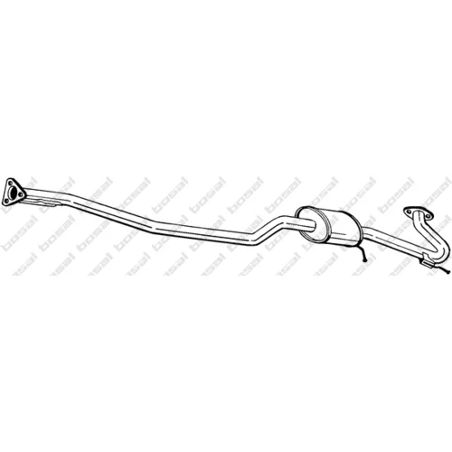 Stredný tlmič výfuku KLOKKERHOLM 293-129
