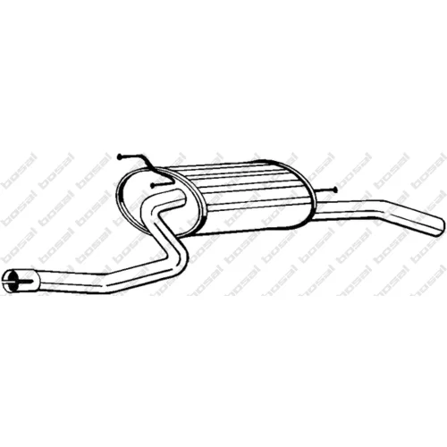 Koncový tlmič výfuku KLOKKERHOLM 219-137