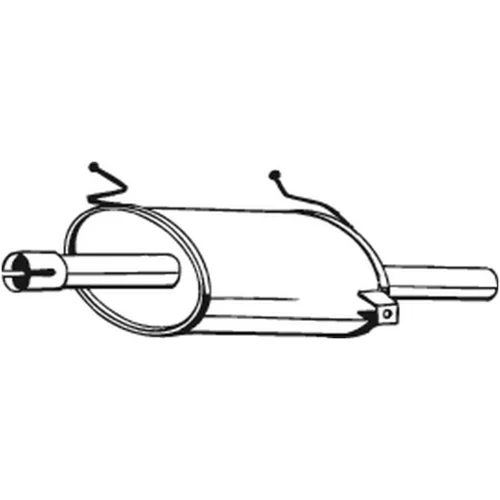 Koncový tlmič výfuku KLOKKERHOLM 219-117