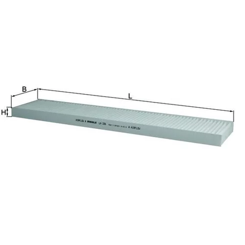 Filter vnútorného priestoru KNECHT LA 226 (KNECHT - Mahle) - obr. 2