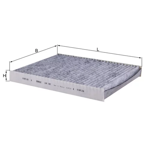 Filter vnútorného priestoru KNECHT LAK 182 (KNECHT - Mahle) - obr. 2