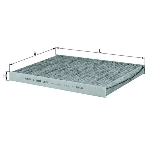 Filter vnútorného priestoru KNECHT LAK 31 (KNECHT - Mahle) - obr. 1