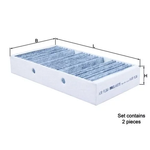 Filter vnútorného priestoru KNECHT LAK 878/S (KNECHT - Mahle) - obr. 2