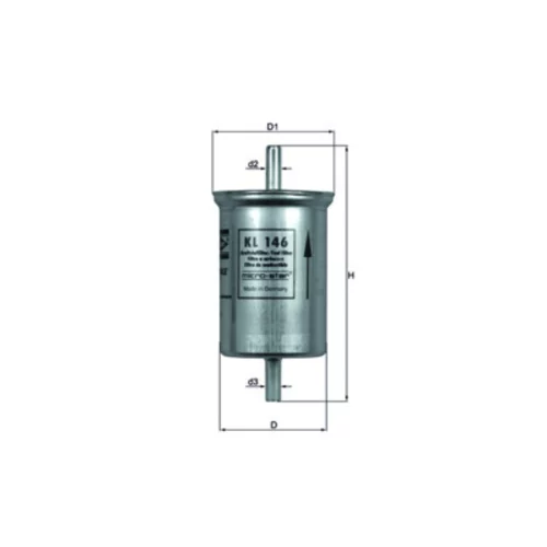 Palivový filter KNECHT KL 146 (KNECHT - Mahle) - obr. 2