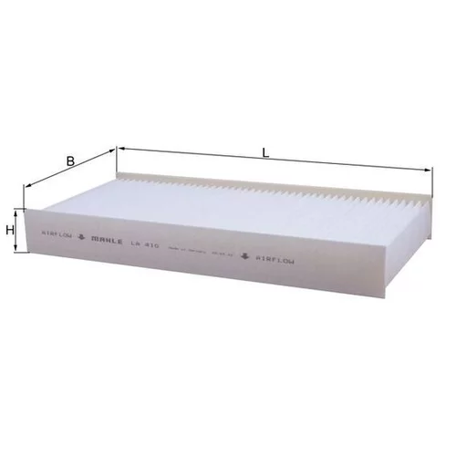 Filter vnútorného priestoru KNECHT LA 410 (KNECHT - Mahle) - obr. 1