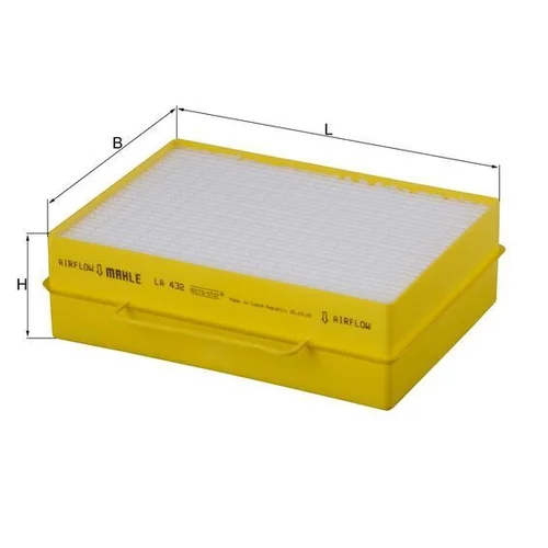 Filter vnútorného priestoru KNECHT LA 432 (KNECHT - Mahle) - obr. 1