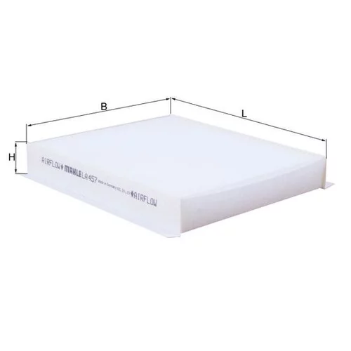 Filter vnútorného priestoru KNECHT LA 457 (KNECHT - Mahle) - obr. 2