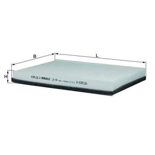 Filter vnútorného priestoru KNECHT LA 44 (KNECHT - Mahle) - obr. 1