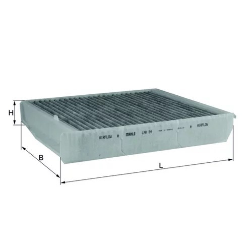 Filter vnútorného priestoru KNECHT LAK 54 (KNECHT - Mahle) - obr. 1