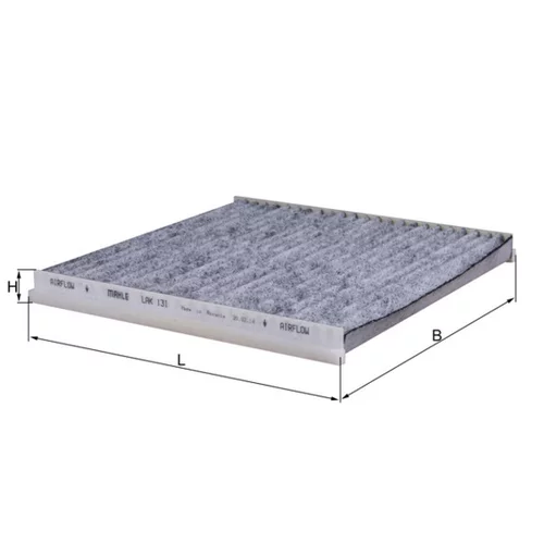 Filter vnútorného priestoru KNECHT LAK 131 (KNECHT - Mahle) - obr. 1