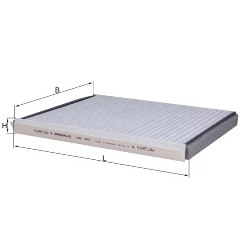 Filter vnútorného priestoru KNECHT LAK 447 (KNECHT - Mahle) - obr. 2