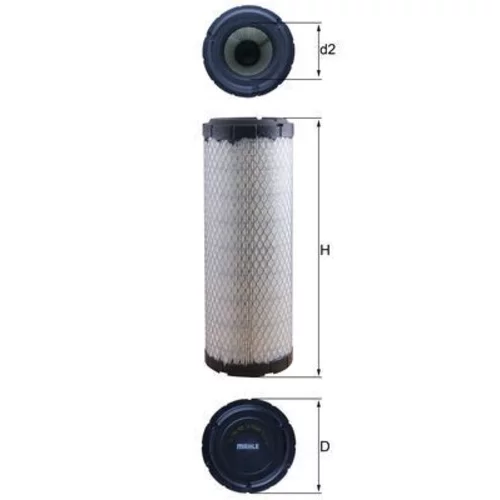 Vzduchový filter KNECHT LX 1240